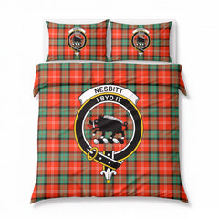 Nesbitt Ancient Tartan Crest Bedding Set
