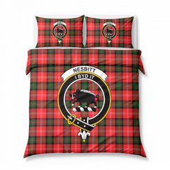 Nesbitt Modern Tartan Crest Bedding Set