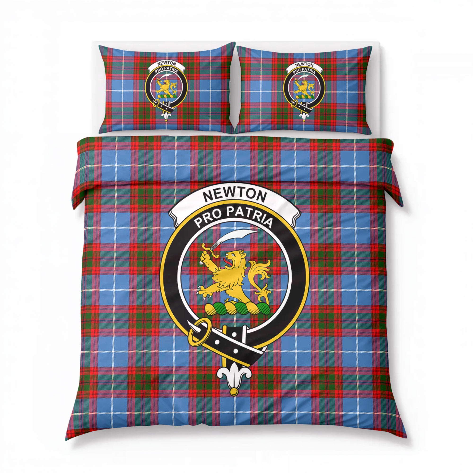 Newton Tartan Crest Bedding Set