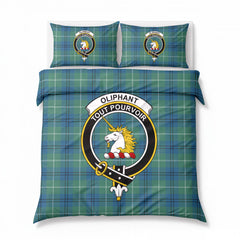 Oliphant Ancient Tartan Crest Bedding Set
