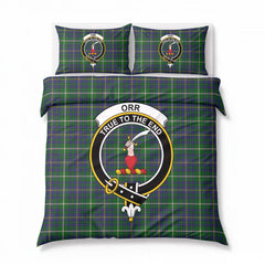 Orr Tartan Crest Bedding Set