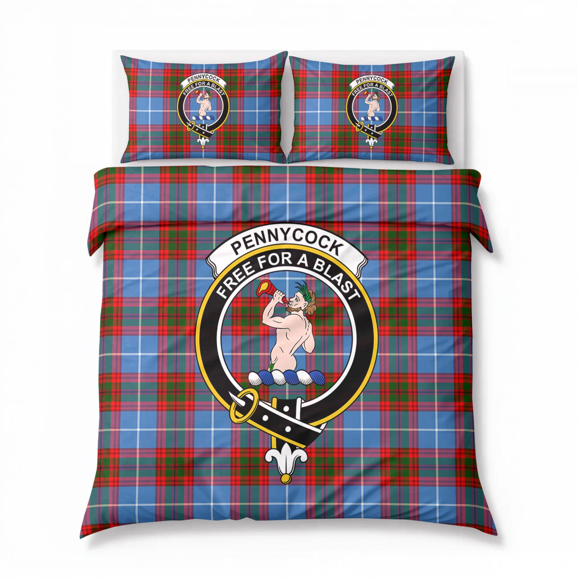 Pennycook Tartan Crest Bedding Set