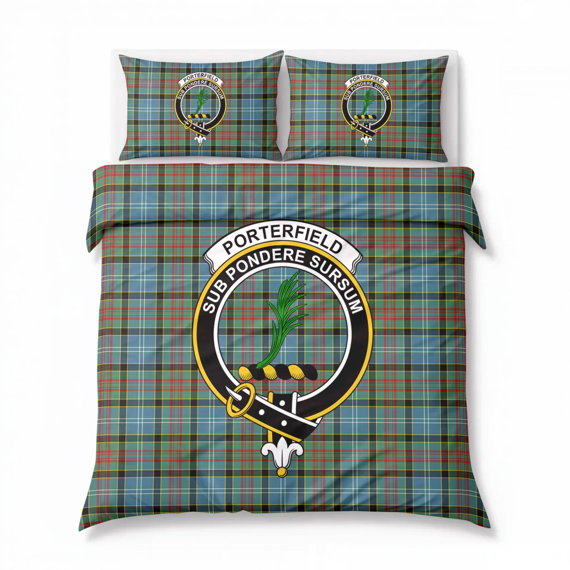 Porterfield Tartan Crest Bedding Set