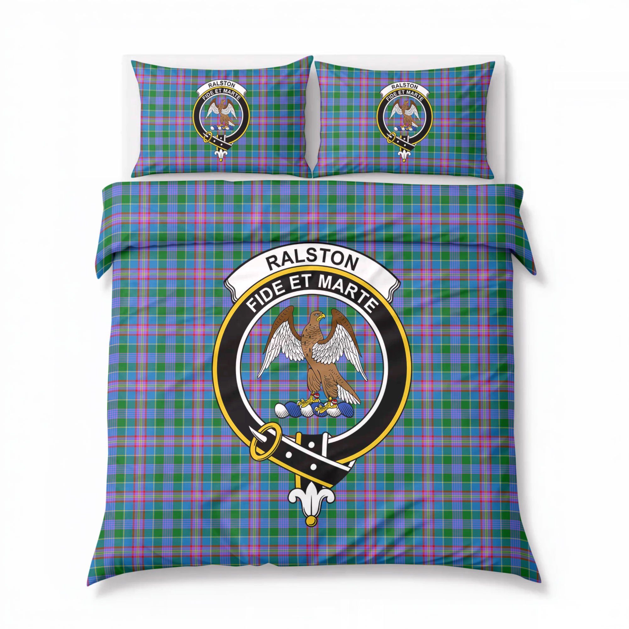 Ralston Tartan Crest Bedding Set