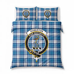 Roberton Tartan Crest Bedding Set