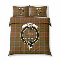 Scott Brown Modern Tartan Crest Bedding Set