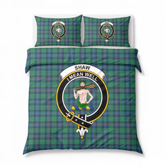 Shaw (of Sauchie) Ancient Tartan Crest Bedding Set