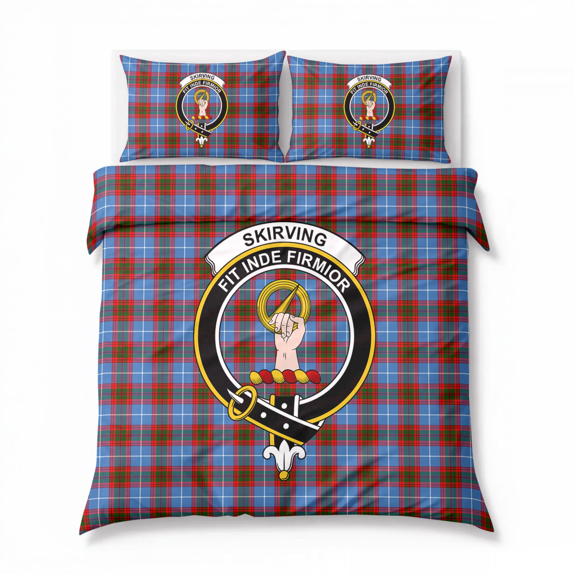 Skirving Tartan Crest Bedding Set