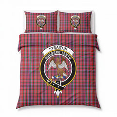 Straiton Tartan Crest Bedding Set