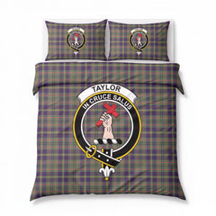 Taylor Weathered Tartan Crest Bedding Set