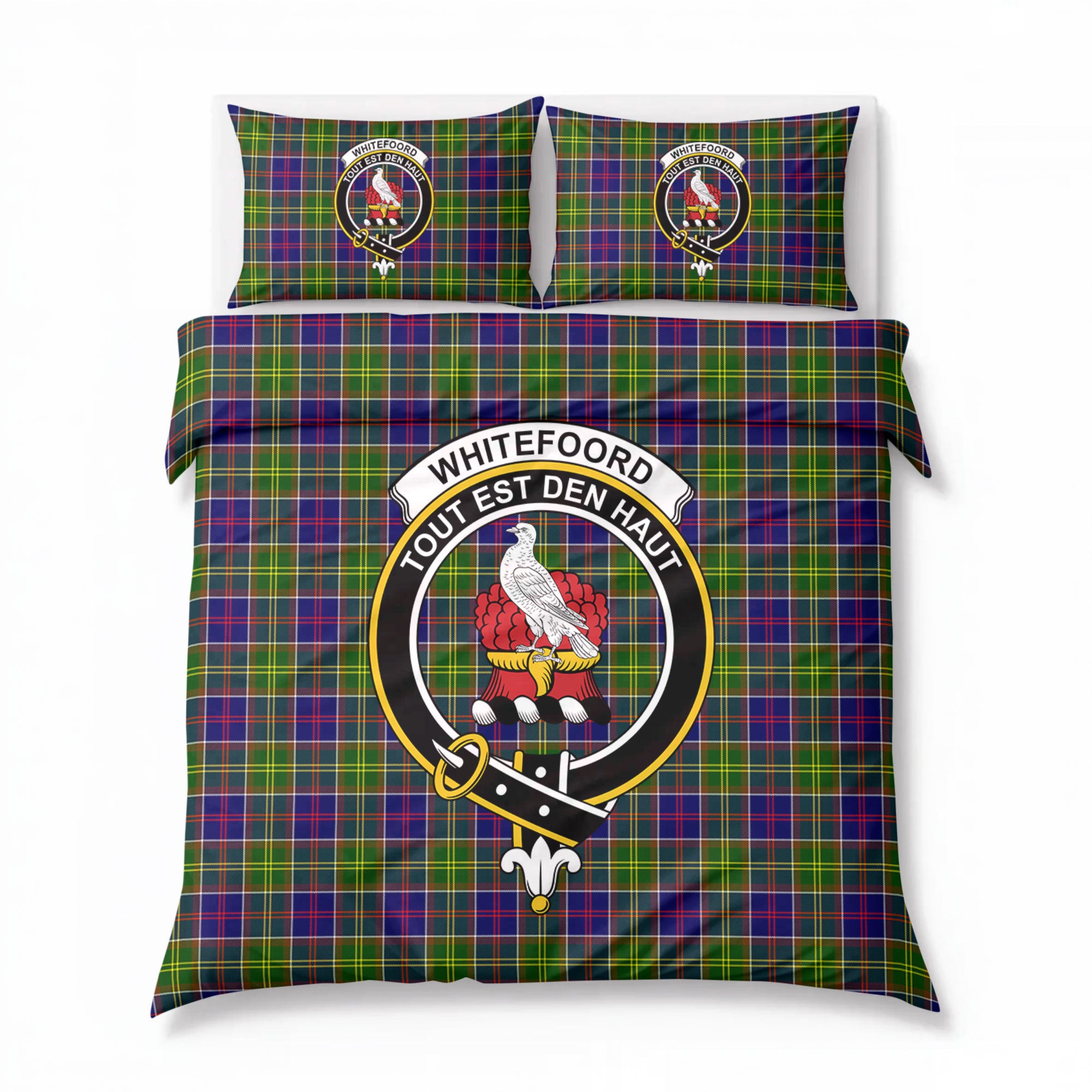 Whitefoord Tartan Crest Bedding Set