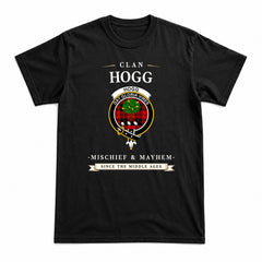 Hogg Tartan Crest Mischief and Mayhem T-shirt