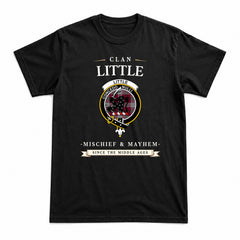 Little Tartan Crest Mischief and Mayhem T-shirt