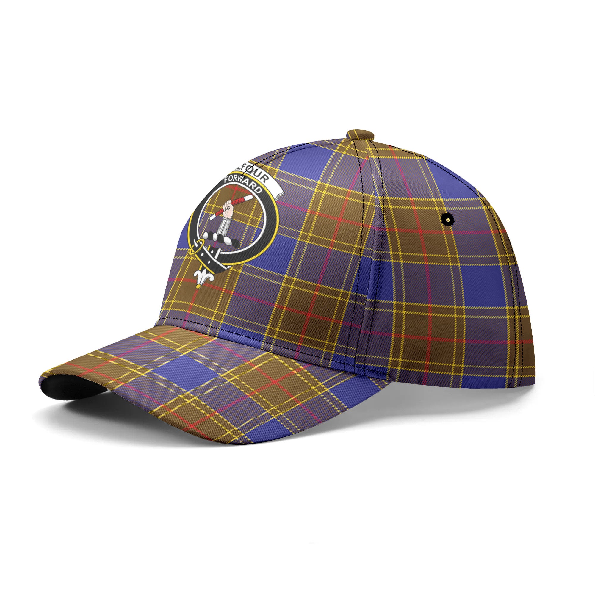 Balfour Modern Tartan Crest Classic Cap