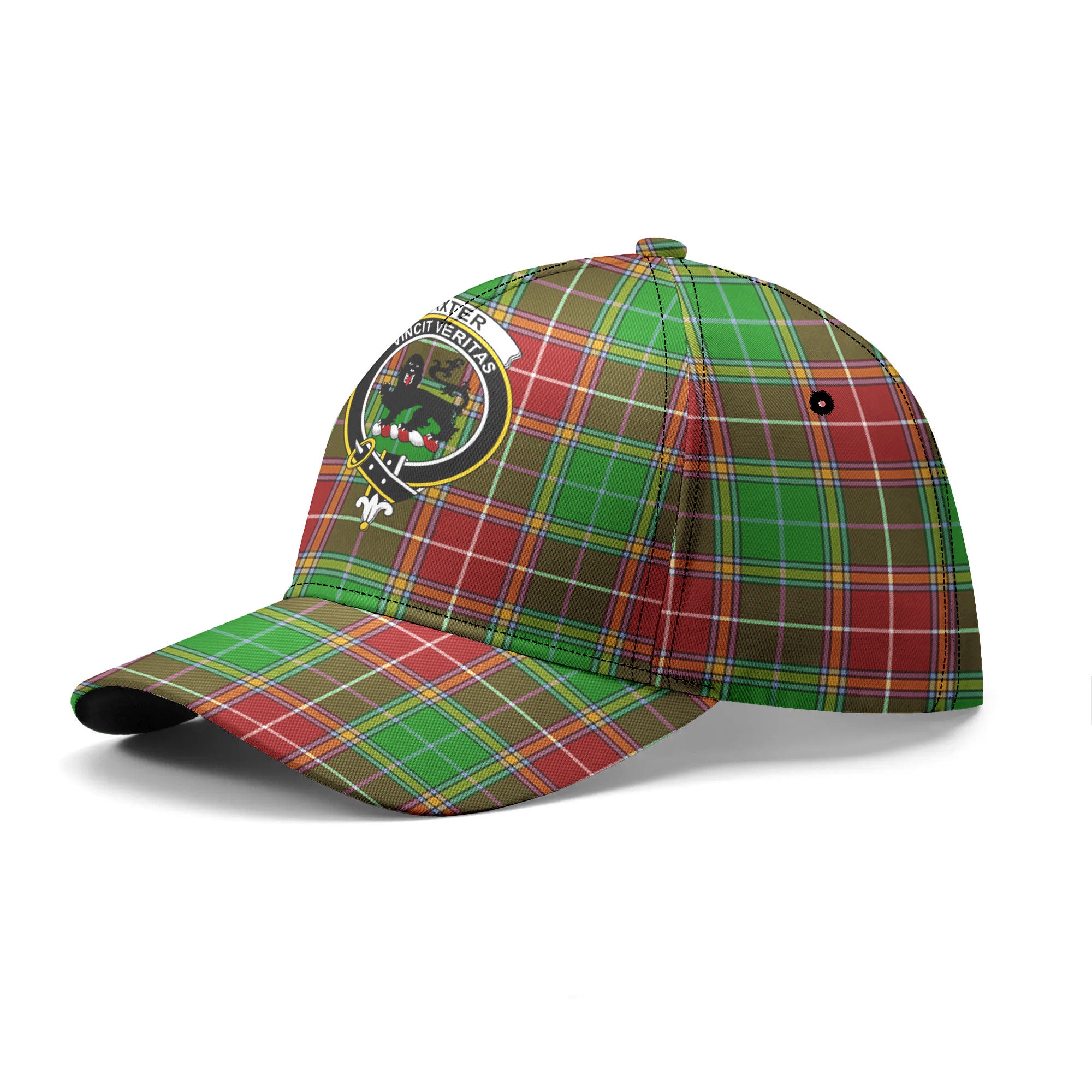 Baxter Modern Tartan Crest Classic Cap