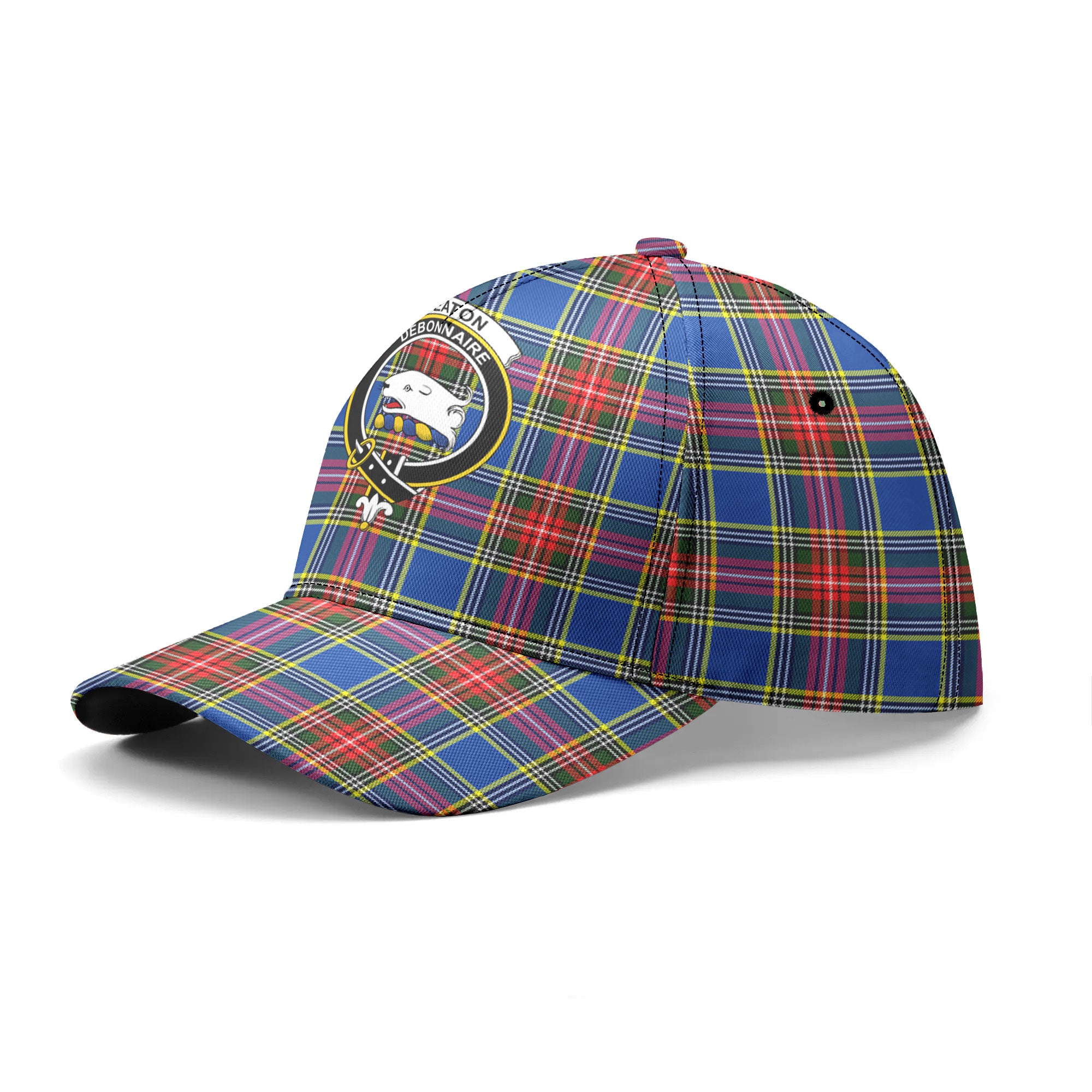 Beaton Modern Tartan Crest Classic Cap