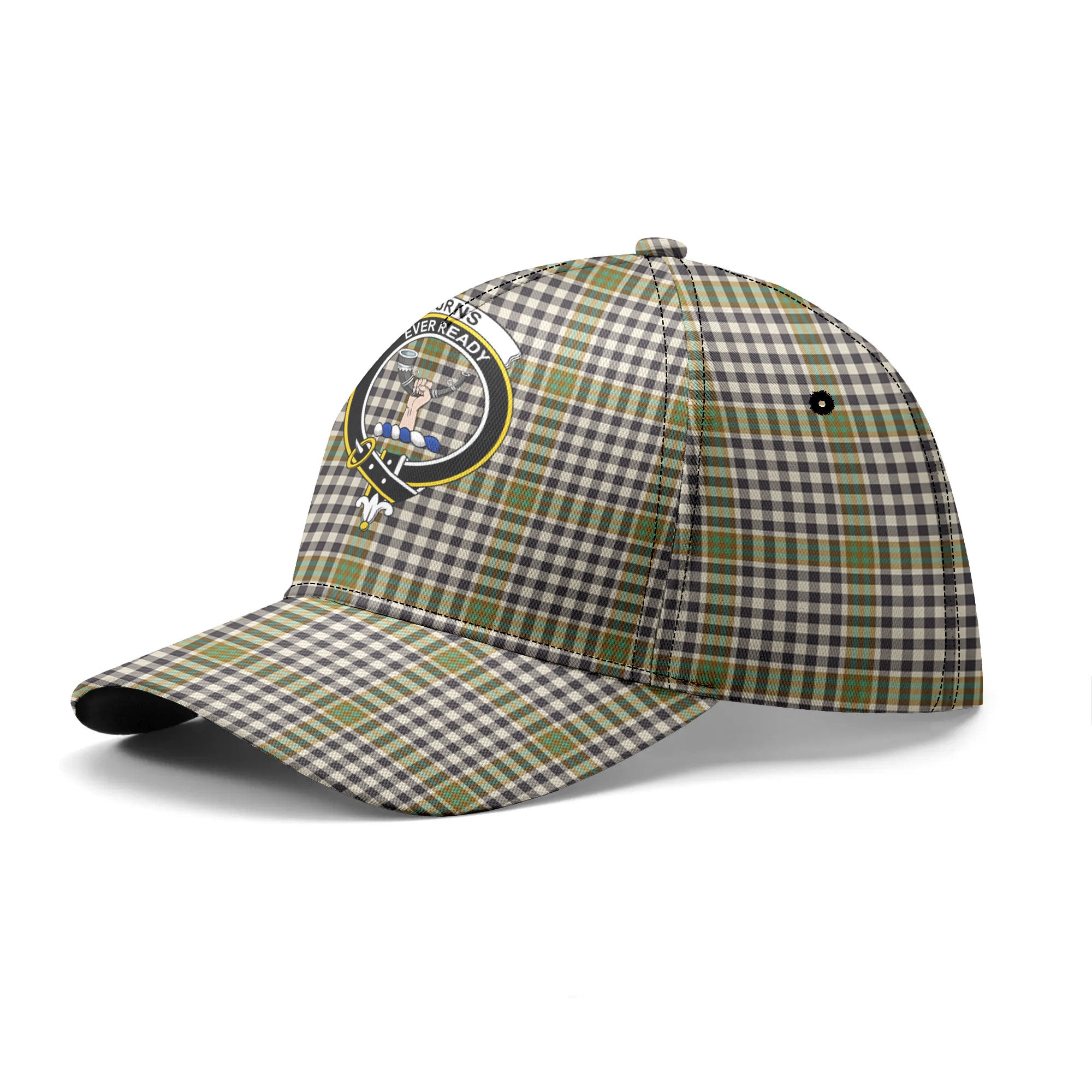 Burns Check Tartan Crest Classic Cap