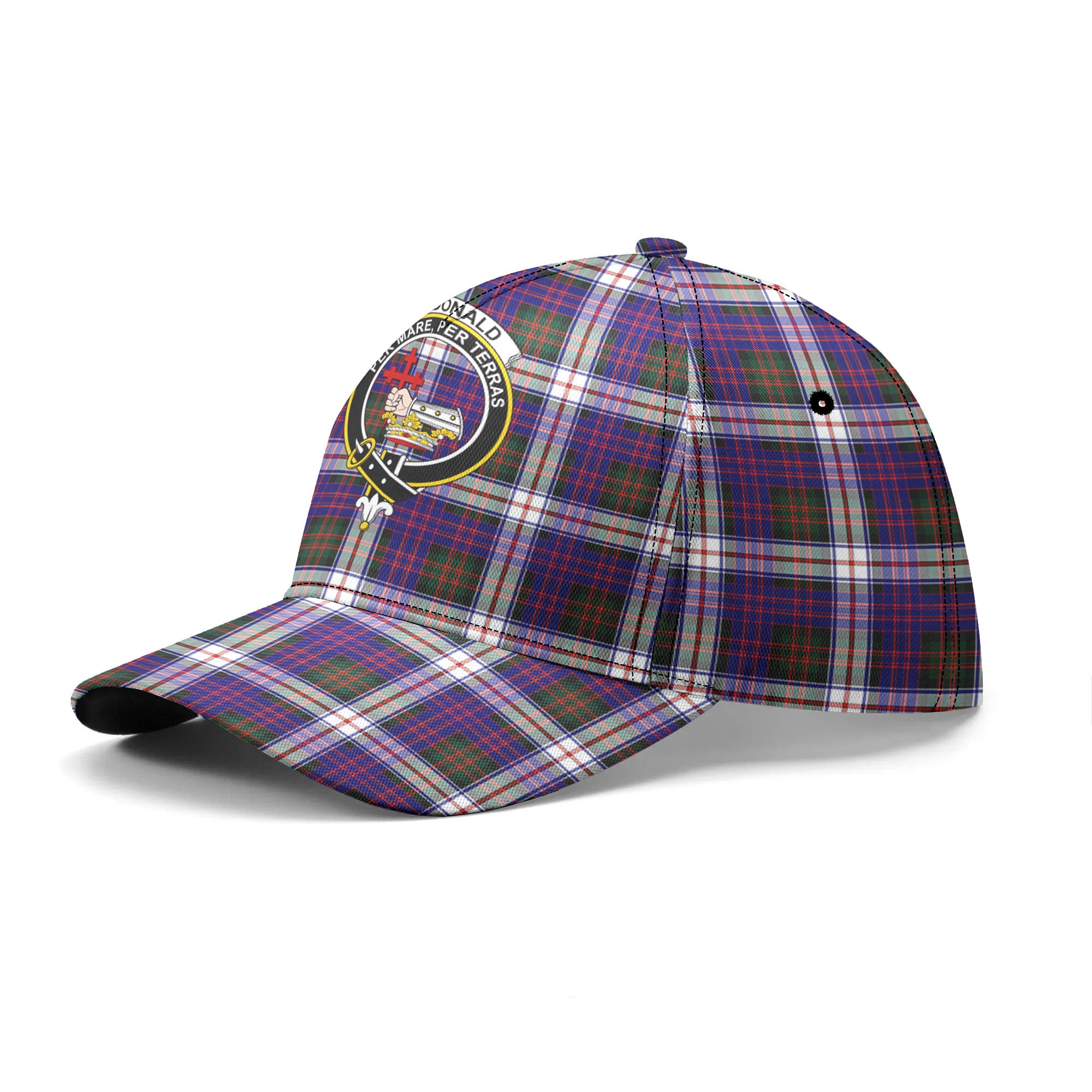 McDonald Dress Modern Tartan Crest Classic Cap