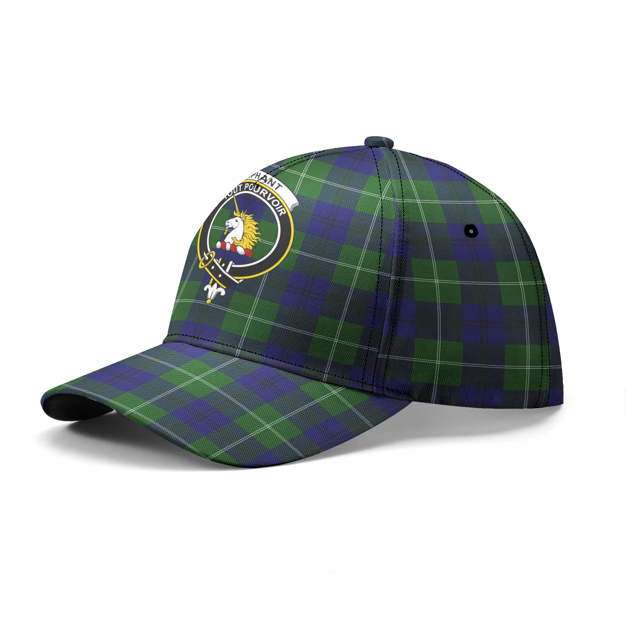 Oliphant Modern Tartan Crest Classic Cap