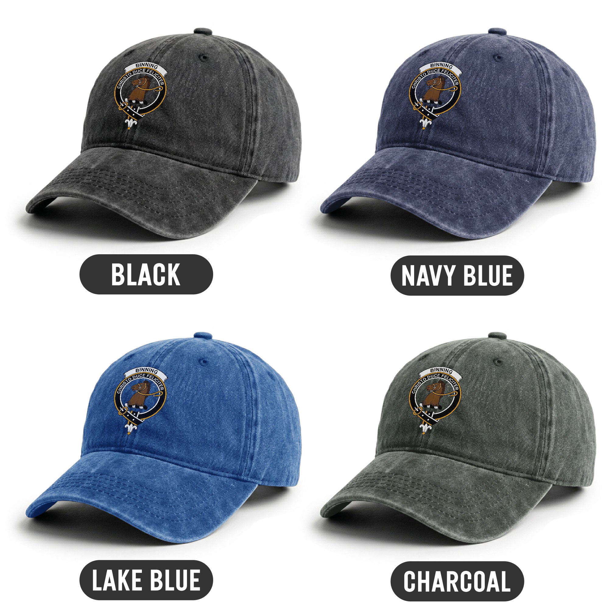 Binning Crest Washed Classic Cap