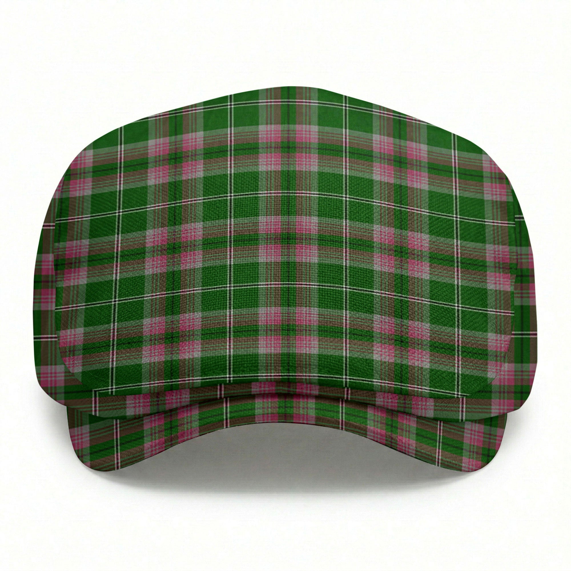 Gray Hunting Tartan Flat Caps