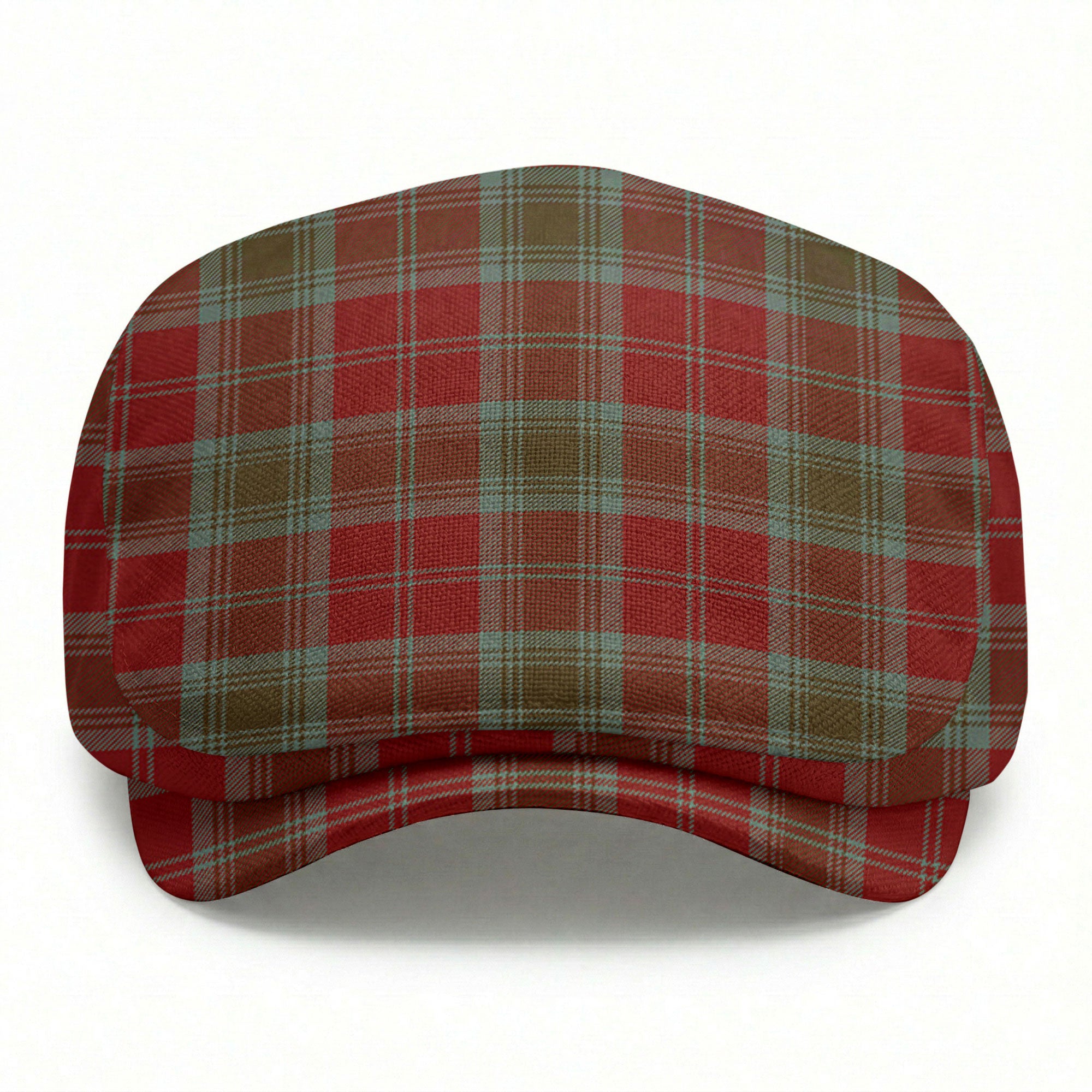 Lindsay Weathered Tartan Flat Caps