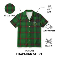 Anstruther Tartan Crest Hawaiian Shirt