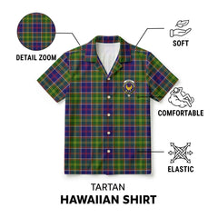 Arnott Tartan Crest Hawaiian Shirt