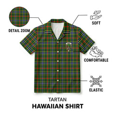 Bisset Tartan Crest Hawaiian Shirt