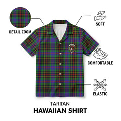 Brodie Hunting Modern Tartan Crest Hawaiian Shirt