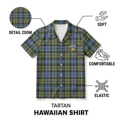 Campbell Faded Tartan Crest Hawaiian Shirt