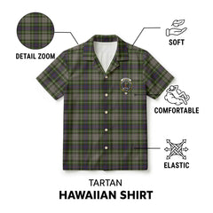 Davidson Tulloch Dress Tartan Crest Hawaiian Shirt