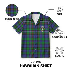 Donnachaidh Tartan Crest Hawaiian Shirt