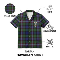 Galbraith Modern Tartan Crest Hawaiian Shirt