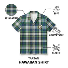 Gordon Dress Ancient Tartan Crest Hawaiian Shirt