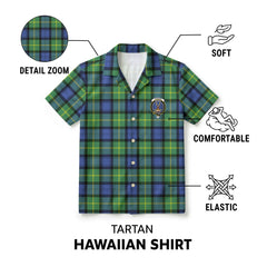 Gordon Old Ancient Tartan Crest Hawaiian Shirt