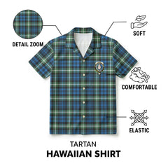Lamont Ancient Tartan Crest Hawaiian Shirt