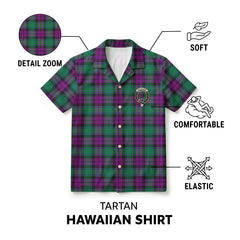 MacArthur - Milton Tartan Crest Hawaiian Shirt