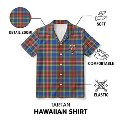 MacBeth Modern Tartan Crest Hawaiian Shirt