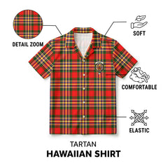 MacGill Modern Tartan Crest Hawaiian Shirt
