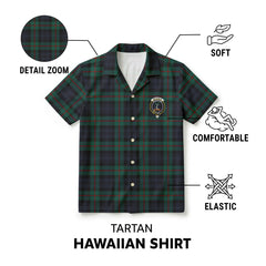 MacKinlay Modern Tartan Crest Hawaiian Shirt