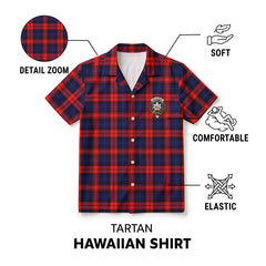 MacLachlan Modern Tartan Crest Hawaiian Shirt