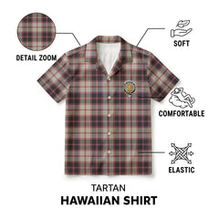 MacPherson Hunting Ancient Tartan Crest Hawaiian Shirt
