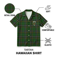 McAlpine Modern Tartan Crest Hawaiian Shirt