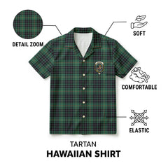 McAulay Hunting Ancient Tartan Crest Hawaiian Shirt
