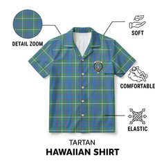 McIntyre Hunting Ancient Tartan Crest Hawaiian Shirt