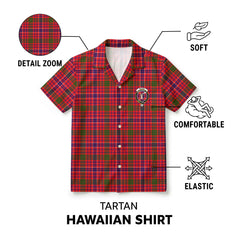 McRae Modern Tartan Crest Hawaiian Shirt