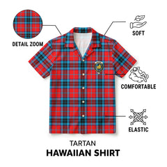 McTavish Modern Tartan Crest Hawaiian Shirt