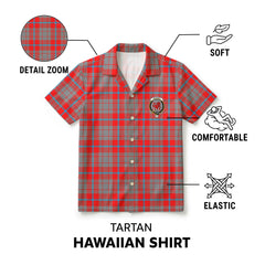 Moubray Tartan Crest Hawaiian Shirt