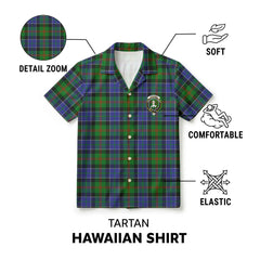 Paterson Tartan Crest Hawaiian Shirt